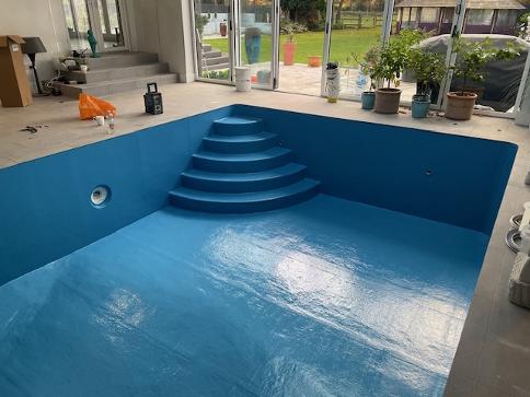 Example of GRP Lining for Swimming Pools